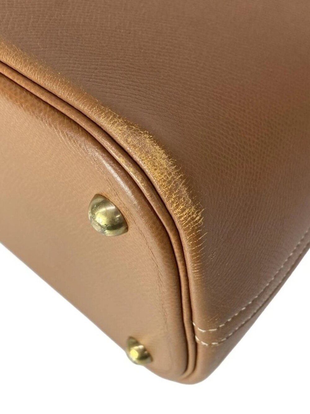 HERMES Bolide 37 - Gold Veau Graine Couchevel Circle Z Handbag - Picture 13 of 16